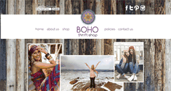 Desktop Screenshot of bohothriftshop.com